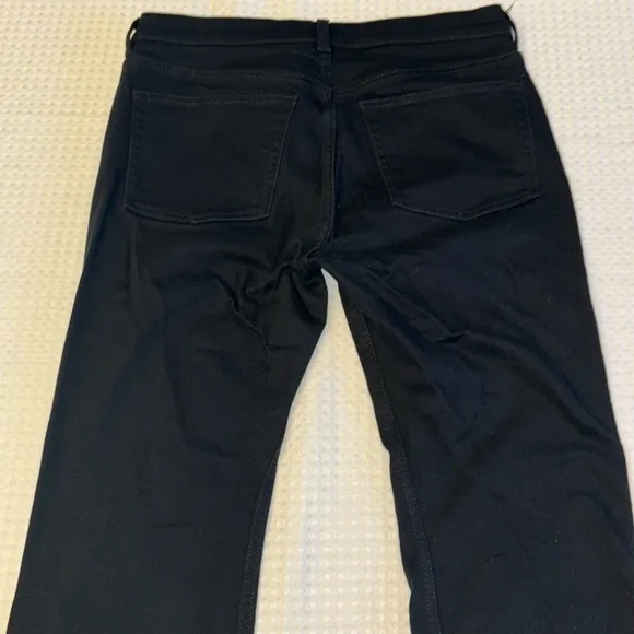 STOCKHOLM ATELIER &amp; Other Stories ANTHROPOLOGIE 10 Black Wide Crop Ankle Jeans