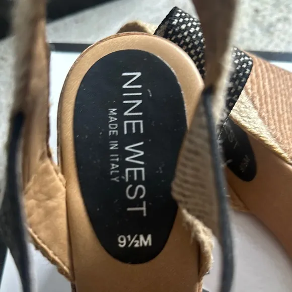 Stylish Black Wedge Sandals