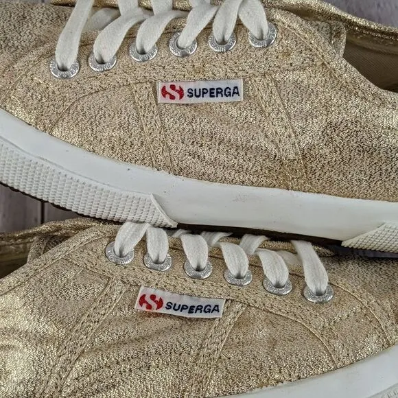 Superga® Womens Rose Platinum 2750 LAMEW