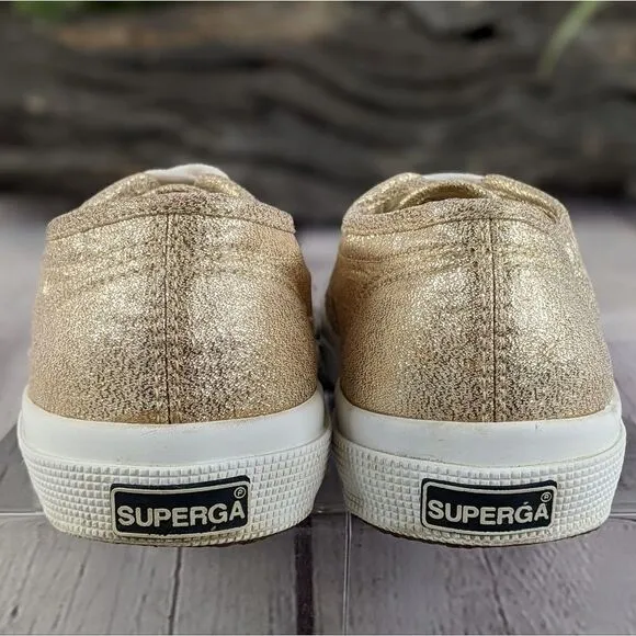 Superga® Womens Rose Platinum 2750 LAMEW