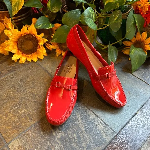 Talbots Red Patent Driving Moccasin - NEW