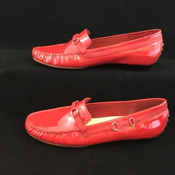 Talbots Red Patent Driving Moccasin - NEW