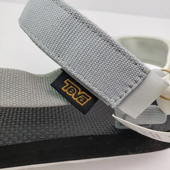 Teva Original Universal Mens Size 13 Blue White Gray Sport Sandals 1004006