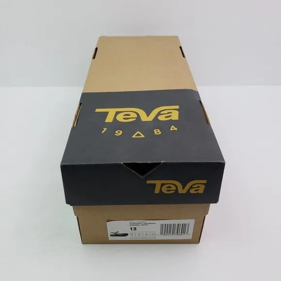 Teva Original Universal Mens Size 13 Blue White Gray Sport Sandals 1004006