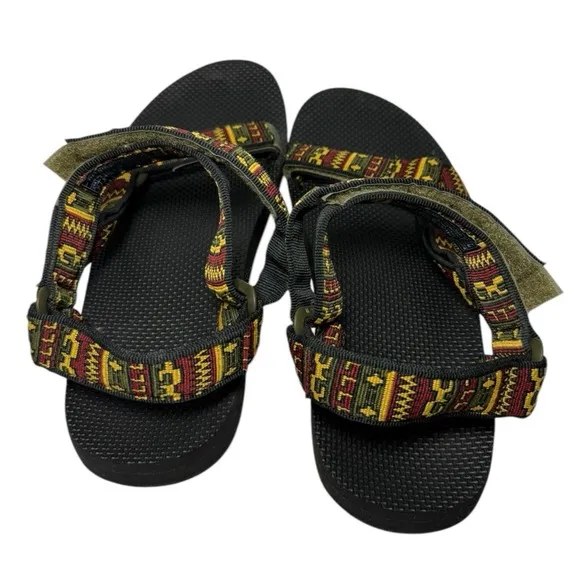 Teva Universal Sandals Mens 10 Pottery Olive Multi Aztec Southwestern Retired