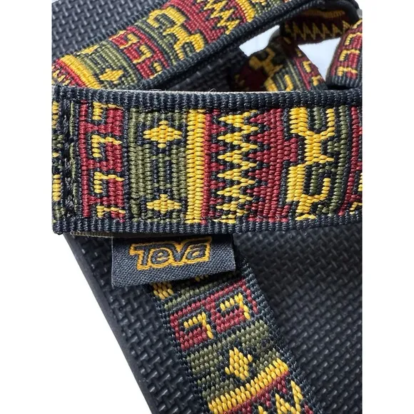 Teva Universal Sandals Mens 10 Pottery Olive Multi Aztec Southwestern Retired