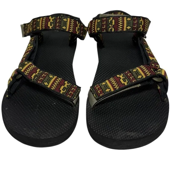 Teva Universal Sandals Mens 10 Pottery Olive Multi Aztec Southwestern Retired