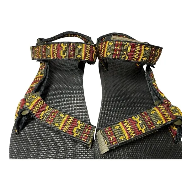 Teva Universal Sandals Mens 10 Pottery Olive Multi Aztec Southwestern Retired