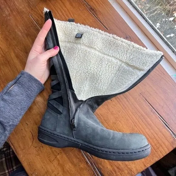 Teva Women's Figueroa WaterProof Leather/Suede Sherpa Boot - 7.5