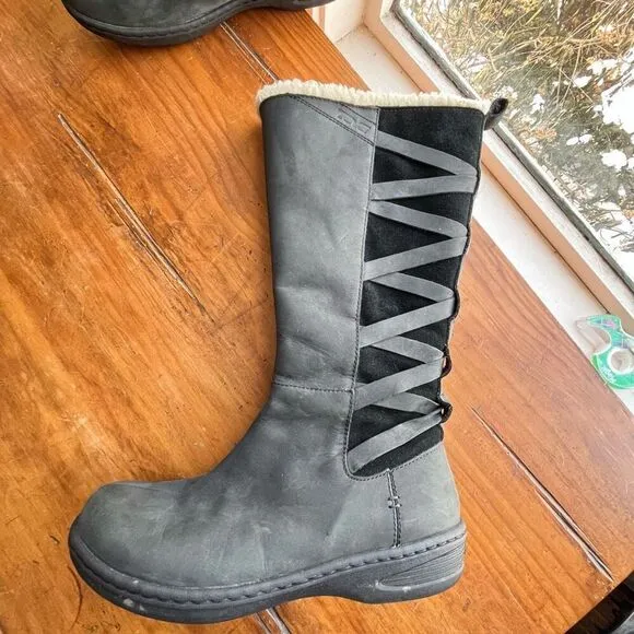 Teva Women's Figueroa WaterProof Leather/Suede Sherpa Boot - 7.5
