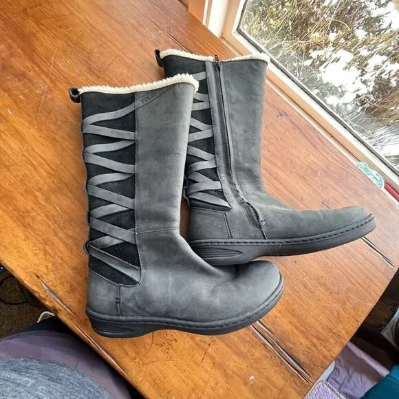 Teva Women's Figueroa WaterProof Leather/Suede Sherpa Boot - 7.5