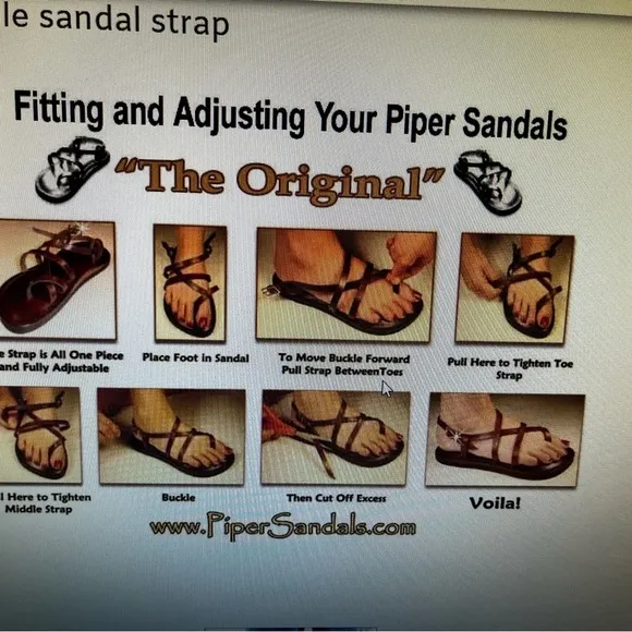The Piper Sandals Original handmade men’s size 8 color is a deep brown