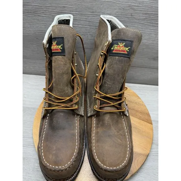 THOROGOOD 1957 SERIES WATERPROOF 8″ CRAZYHORSE MAXWEAR90™ BOOTS 814-3890 14 2E