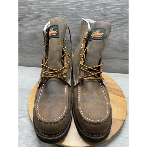 THOROGOOD 1957 SERIES WATERPROOF 8″ CRAZYHORSE MAXWEAR90™ BOOTS 814-3890 14 2E