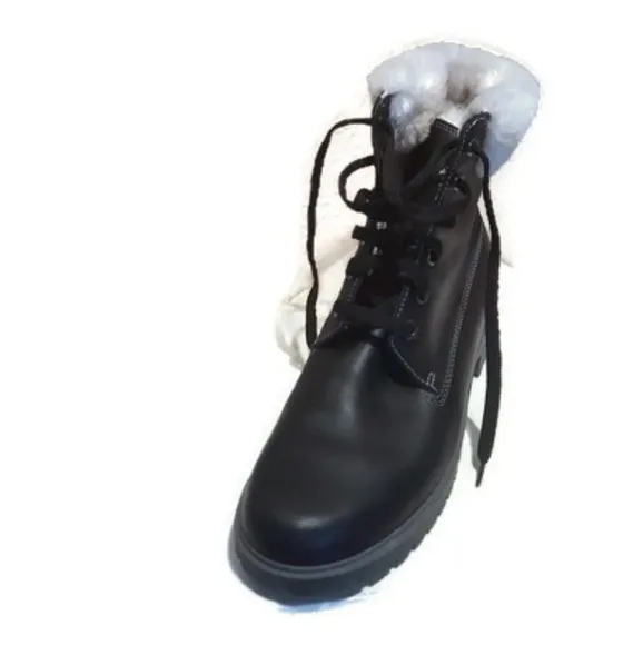 TIMBERLAND Black Leather Boots Sz 8 *EUC*
