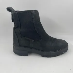 Timberland Courmayeur Valley Black Leather Chelsea Boots A1J66 - Size 6 1/2