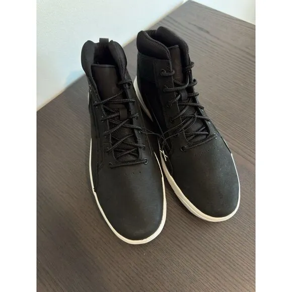 Timberland Men's 11 Allston Black Mid Nubuck Sneaker Boots A69V5 NEW