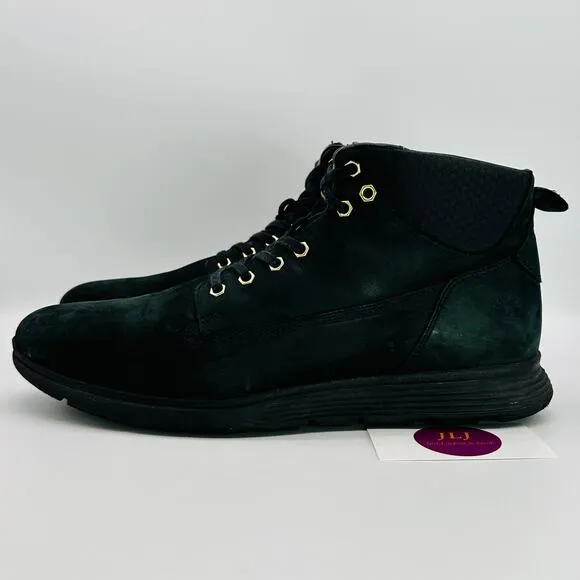Timberland Men's Killington Chukka Black Nubuck Lace Up Boots A19UK Size 12