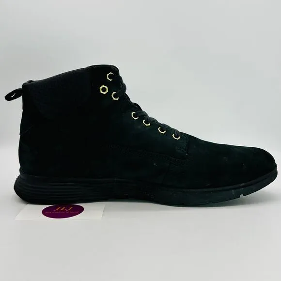 Timberland Men's Killington Chukka Black Nubuck Lace Up Boots A19UK Size 12