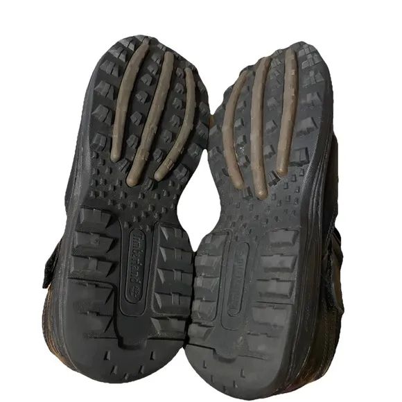 Timberland Mens Size 14 M Fisherman Sandals Smart Comfort Black Leather