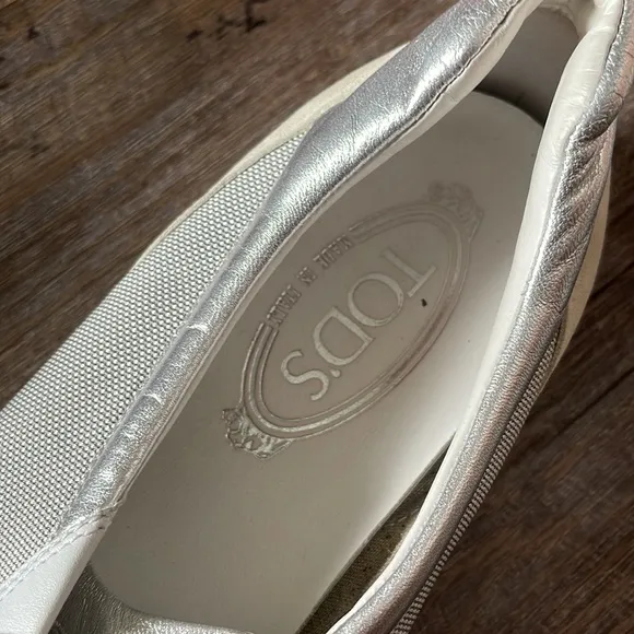 Tod’s leather accent sneakers