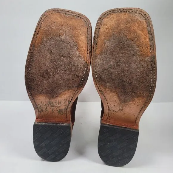 Tony Lama Avett Brown Men's Western Cowboy Boots US Size 9 EE