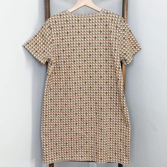 Tory Burch Basket Weave T-Shirt Dress