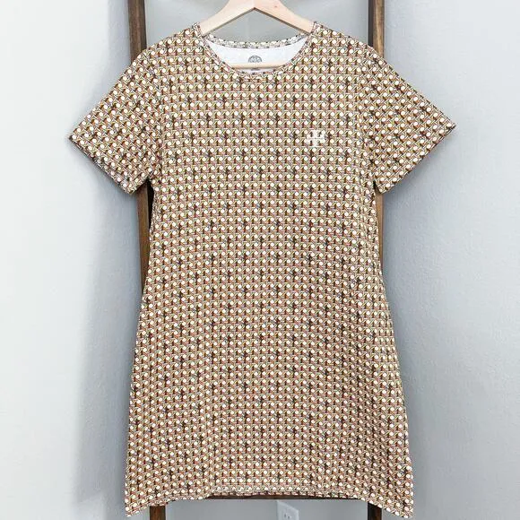 Tory Burch Basket Weave T-Shirt Dress