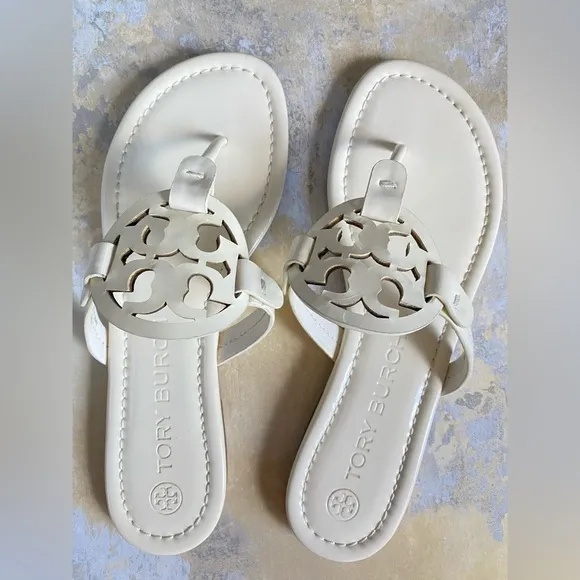 Tory Burch Cream Sandals