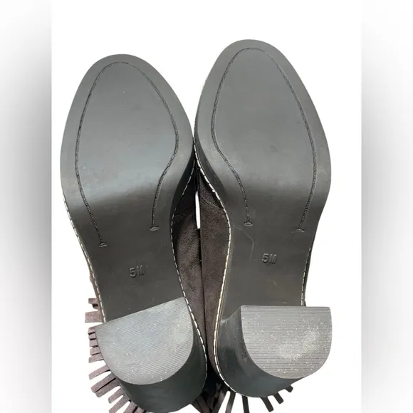 Tory Burch Fringe Ankle Boots SZ 5 M