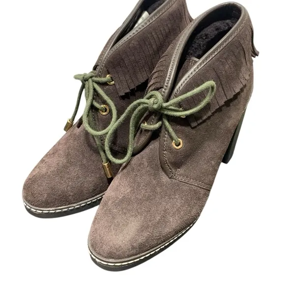 Tory Burch Fringe Ankle Boots SZ 5 M