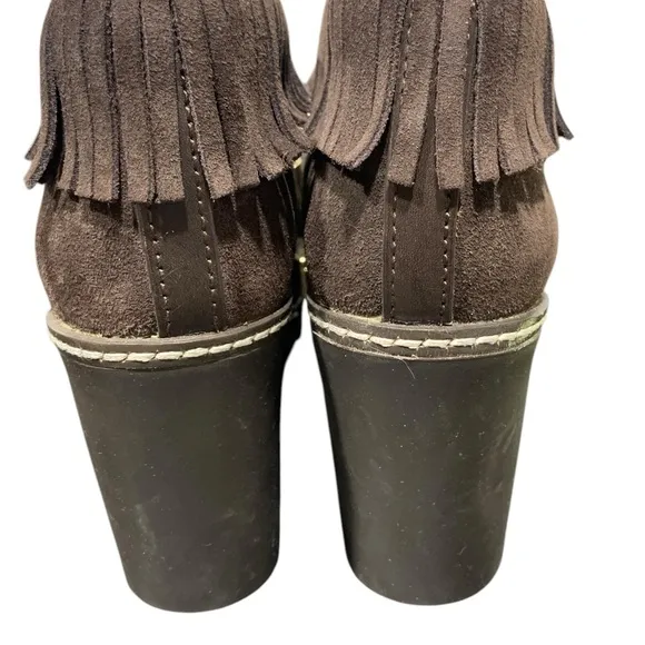 Tory Burch Fringe Ankle Boots SZ 5 M