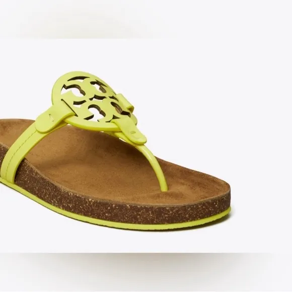 Tory Burch Miller Cloud Soft Sandal- Blazing Yellow