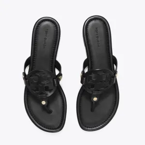 Tory Burch Miller Leather Perfect Black Sandals