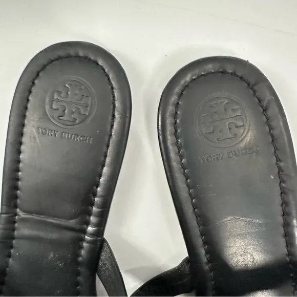 Tory Burch Miller Leather Perfect Black Sandals