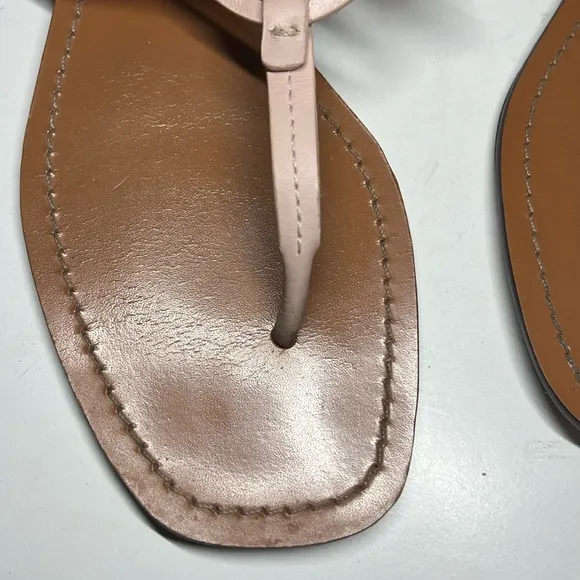 Tory Burch Miller Leather Sandals (Seashell Pink) Women’s Size 9.5 M