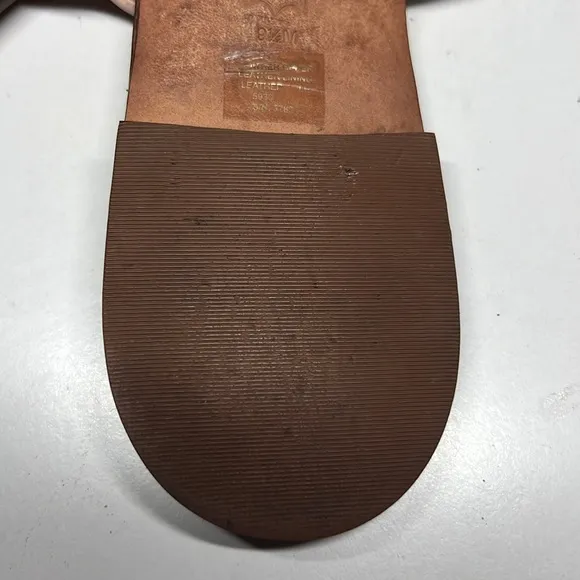Tory Burch Miller Leather Sandals (Seashell Pink) Women’s Size 9.5 M