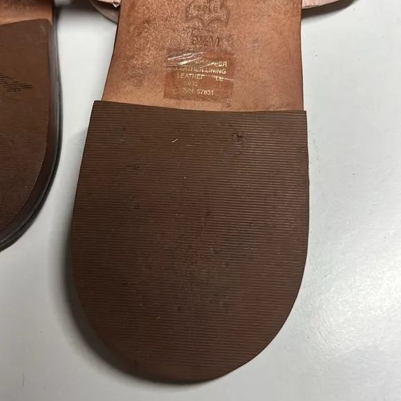 Tory Burch Miller Leather Sandals (Seashell Pink) Women’s Size 9.5 M