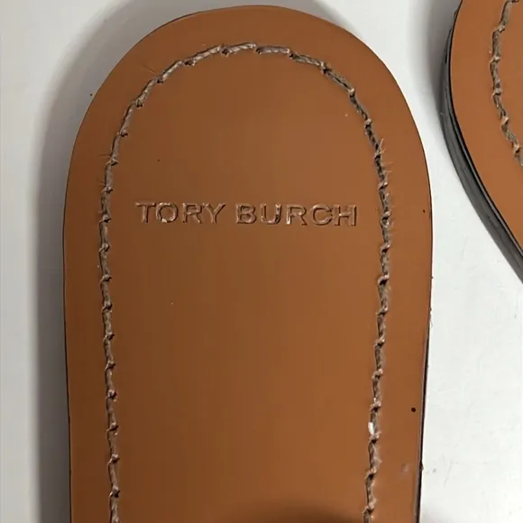 Tory Burch Miller Leather Sandals (Seashell Pink) Women’s Size 9.5 M