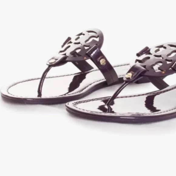 Tory Burch Miller Patent leather sandals NWT