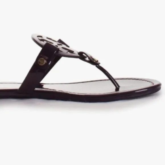 Tory Burch Miller Patent leather sandals NWT
