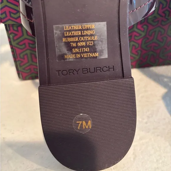 Tory Burch Miller Patent leather sandals NWT