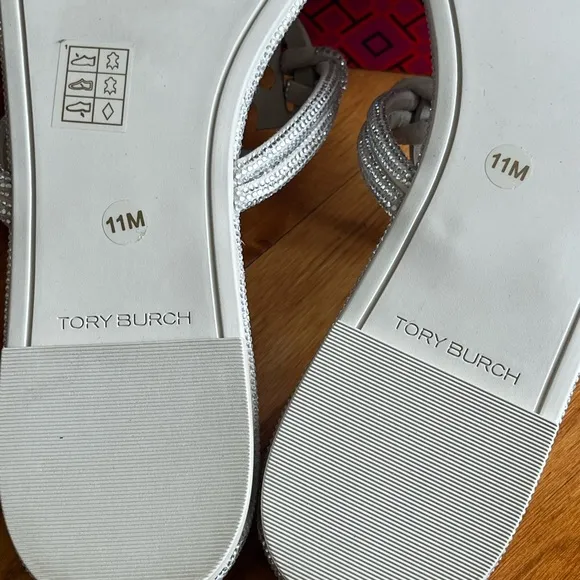 TORY BURCH MILLER PAVÉ KNOTTED SANDAL-STONE GRAY, NEW
