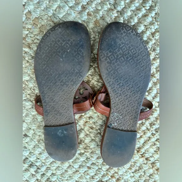 Tory Burch MILLER SANDALS IN BROWN SIZE 7