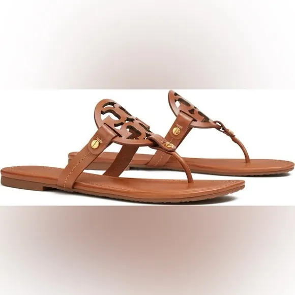 Tory Burch MILLER SANDALS IN BROWN SIZE 7