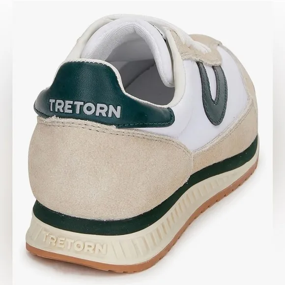 Tretorn Women's Rawlins Leather Suede Casual Ortholite Lace-Up Sneakers size 7