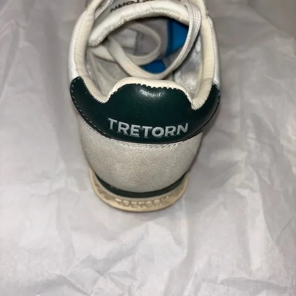 Tretorn Women's Rawlins Leather Suede Casual Ortholite Lace-Up Sneakers size 7