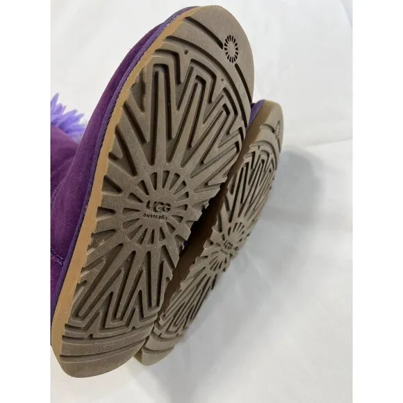 Ugg Australia Purple Bailey Button II Boots Size 7