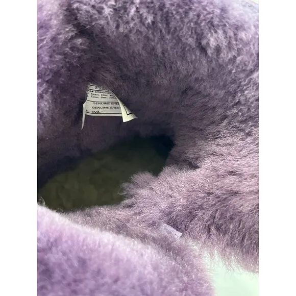Ugg Australia Purple Bailey Button II Boots Size 7