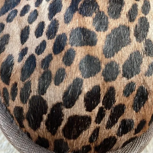 UGG Classic Ultra Mini Caspian Burnt Cedar Leopard Cheetah Animal Calf Hair 8